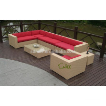 SZ- (35) mobiliário de exterior de vime conjuntos de sofá modular